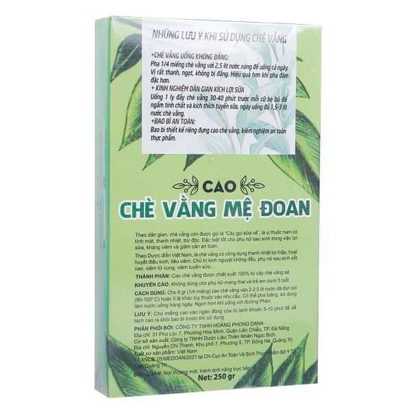 Cao chè vằng Mệ Đoan 250g