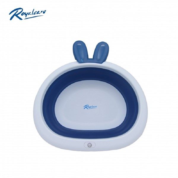 Chậu rửa mặt gấp gọn hình tai thỏ Royalcare 8901 xanh