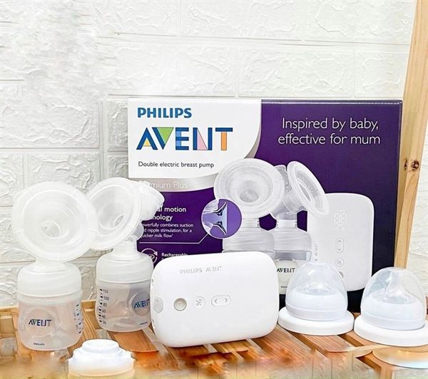 MÁY HÚT SỮA ĐIỆN ĐÔI PHILIPS AVENT PREMIUM PLUS SCF394/11 TÍCH HỢP PIN SẠC THẾ HỆ MỚI