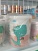 Cốc uống nước có tay cầm sợi tre Royalcare họa tiết khủng long Dino