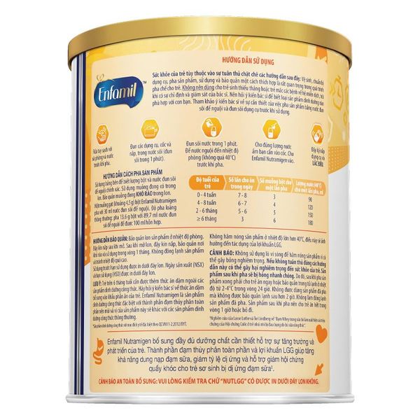 Sữa Nutramigen A+ LGG (400g) cho bé từ 0-12 tháng tuổi