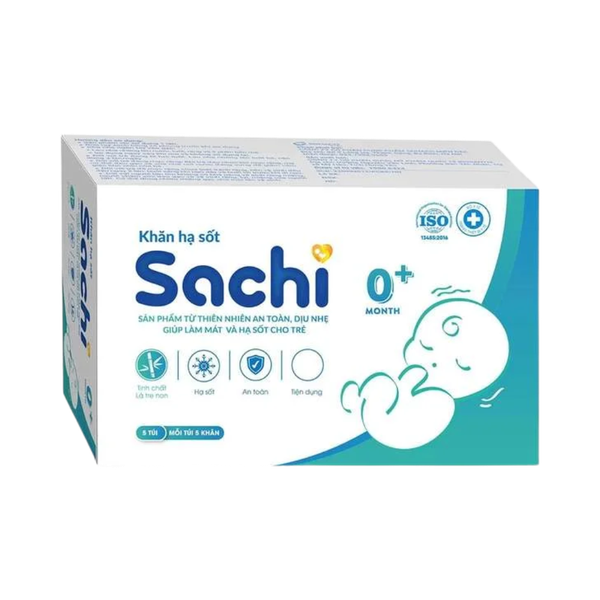 Khăn hạ sốt Sachi 0+