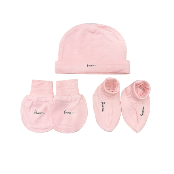 Set bao tay bao chân nón sợi tre Avaler