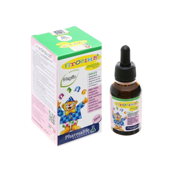 Siro Fitobimbi Omega Junior 30ml (bổ sung acid béo không no Omega-3, Omega-6)