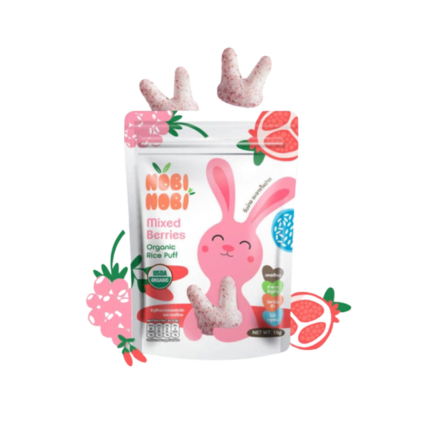 Bánh gạo Nobi vị quả mọng 15g