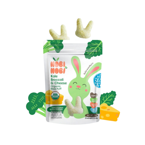 Bánh gạo Nobi vị cải xoăn súp lơ phô mai 15g
