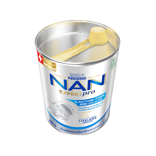 Sữa Nestle Nan Expert Pro Lactose Free 380g cho bé từ 0-3 tuổi