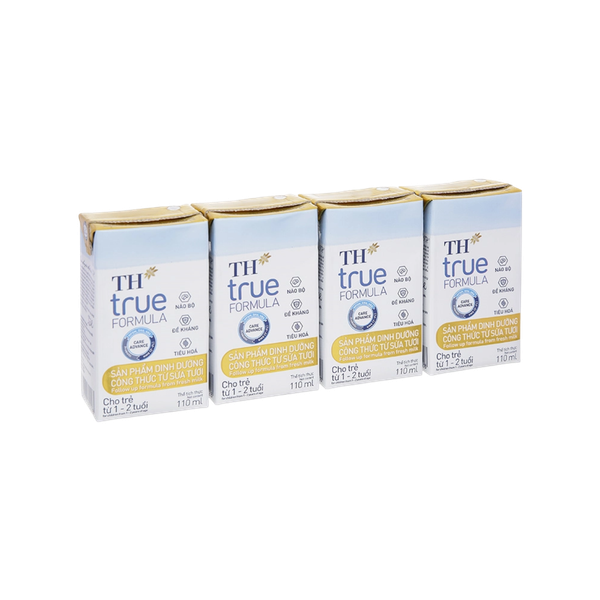 Sữa pha sẵn TH true milk Formula 110 ml (lốc 4 hộp, thùng 6 lốc)