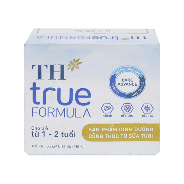 Sữa pha sẵn TH true milk Formula 110 ml (lốc 4 hộp, thùng 6 lốc)