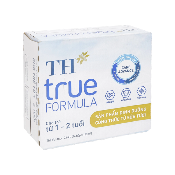 Sữa pha sẵn TH true milk Formula 110 ml (lốc 4 hộp, thùng 6 lốc)