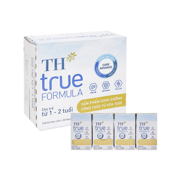 Sữa pha sẵn TH true milk Formula 110 ml (lốc 4 hộp, thùng 6 lốc)