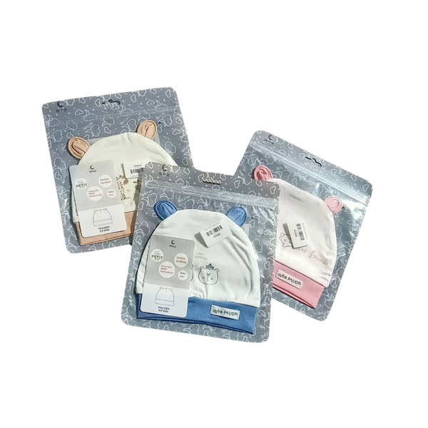 Mũ sơ sinh tai gấu Moon