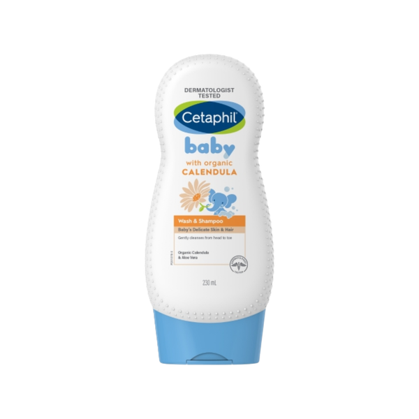 Sữa tắm gội Cetaphil baby 230ml (tinh chất hoa cúc)