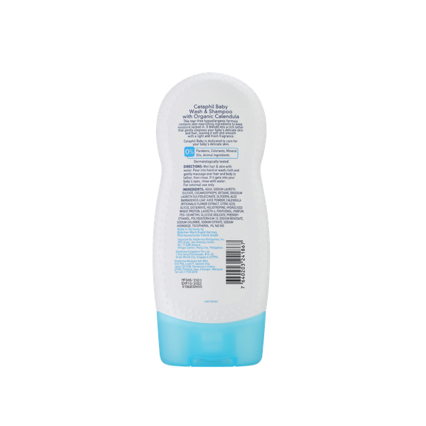 Sữa tắm gội Cetaphil baby 230ml (tinh chất hoa cúc)