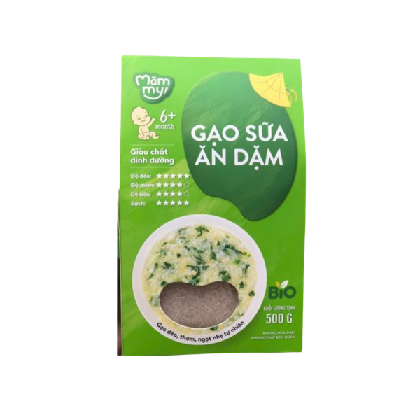 Gạo sữa ăn dặm Mămmy 500gr
