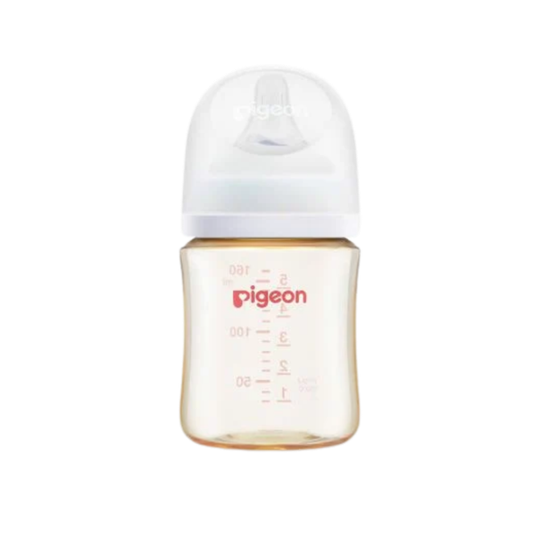 Bình sữa Pigeon PPSU Softouch Baby Friendly Logo trơn 160ml (nội địa Nhật)
