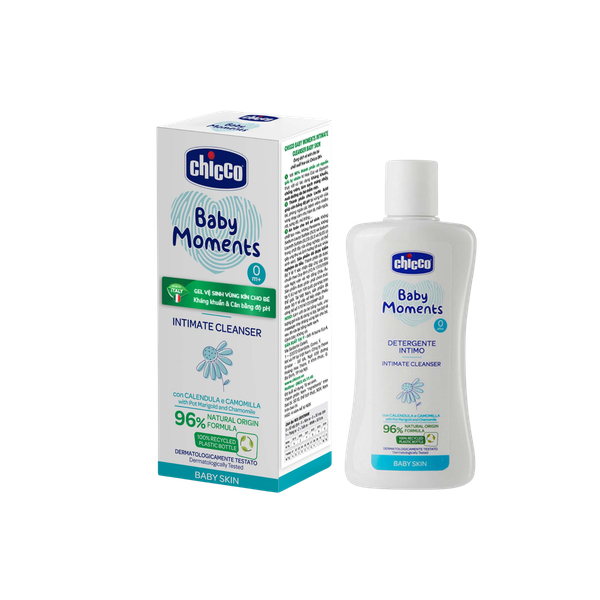Gel vệ sinh vùng kín cho bé chiết xuất hoa cúc Chicco 0m+