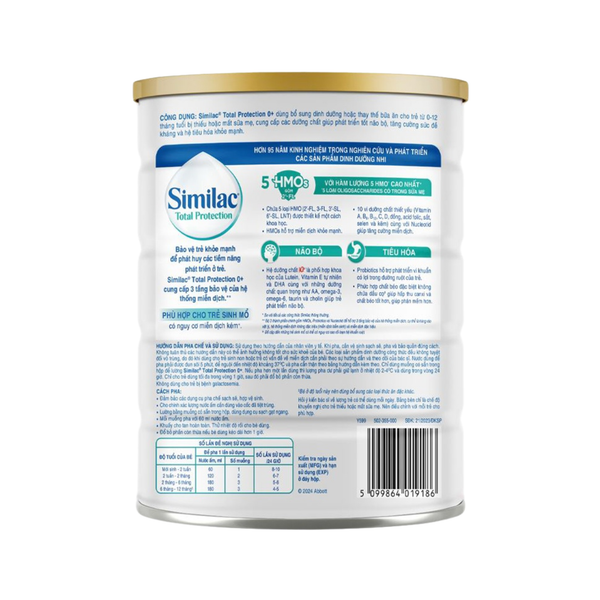 Sữa Similac Total Protection 0+ (850) cho bé từ 0-12 tháng tuổi
