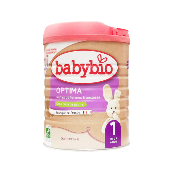 Sữa bò hữu cơ Babybio dòng Optima số 1 800g (0-6m)
