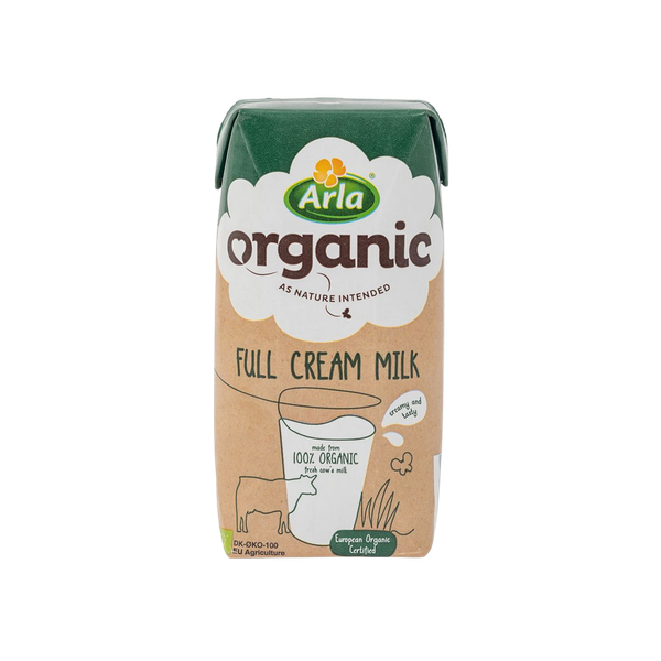 Sữa tươi hữu cơ Arla 200ml nguyên kem (thùng 12 hộp, bán lẻ hộp)