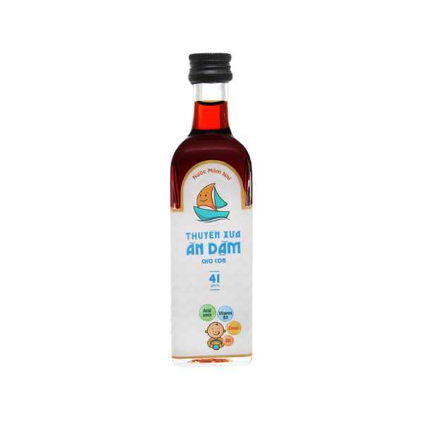 Nước mắm Thuyền Xưa 41 độ đạm cho bé 65ml