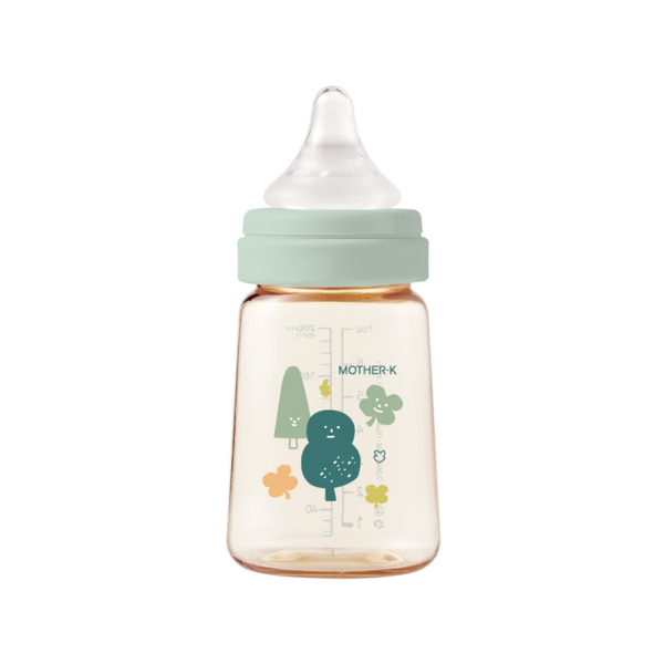Bình sữa PPSU Hàn Quốc Mother-K 180ml (Mộc nhiên)