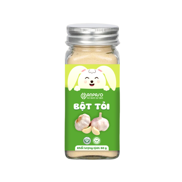 Bột hữu cơ Anpaso cho bé - bột tỏi 50g