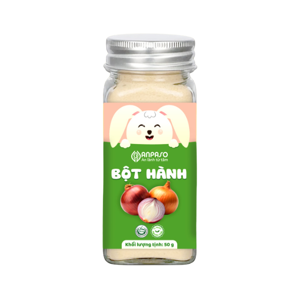 Bột hữu cơ Anpaso cho bé - bột hành 50g