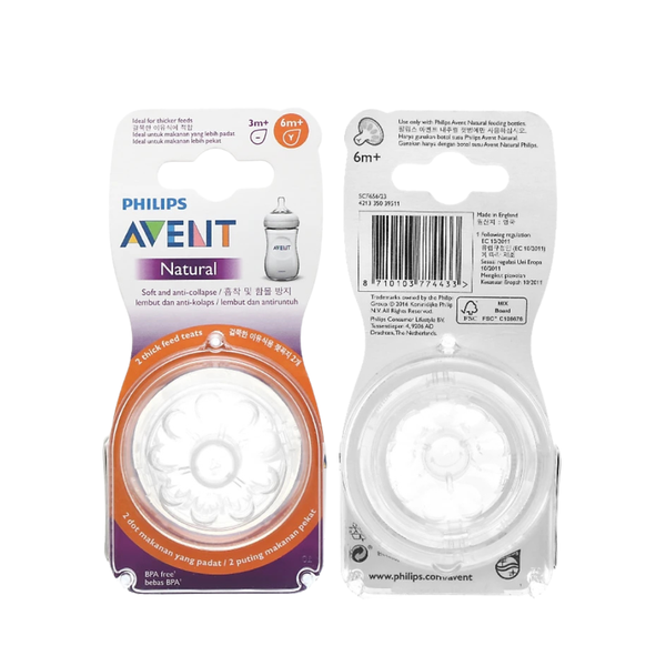 Núm ty mô phỏng tự nhiên thức ăn đặc Philips Avent