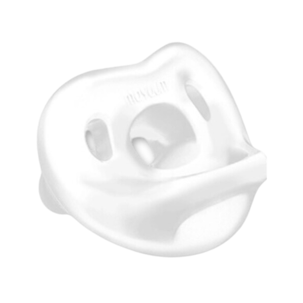 Ty ngậm 100% silicone cao cấp Moyuum size 6+ màu trong