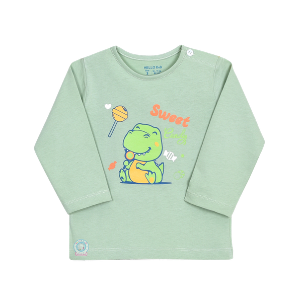 Áo nút vai màu TD HB s3-4