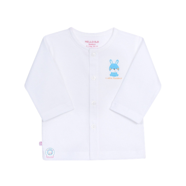 Áo cài giữa trắng TD HB s3m (mẫu mới)