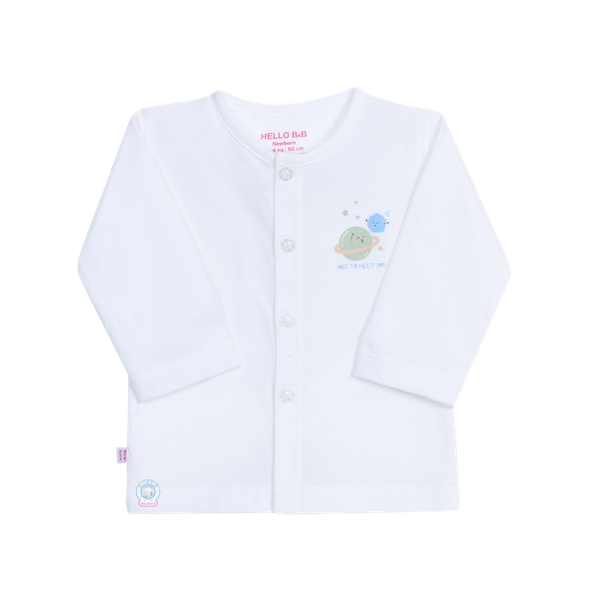 Áo cài giữa trắng TD HB s6m (mẫu mới)