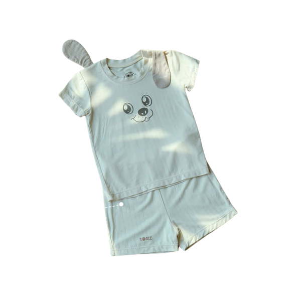 Bộ cộc tay tai thỏ Hrnee