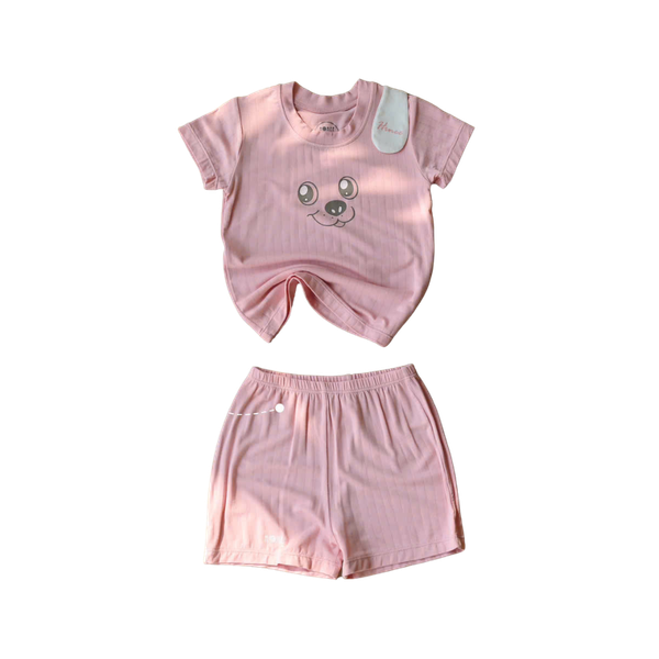 Bộ cộc tay tai thỏ Hrnee