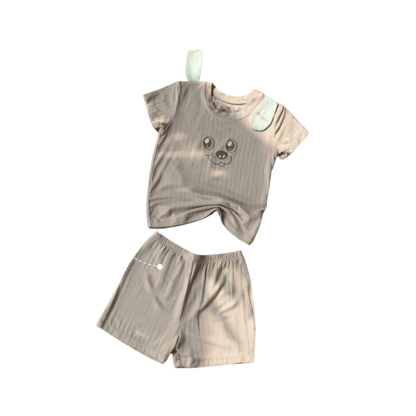 Bộ cộc tay tai thỏ Hrnee