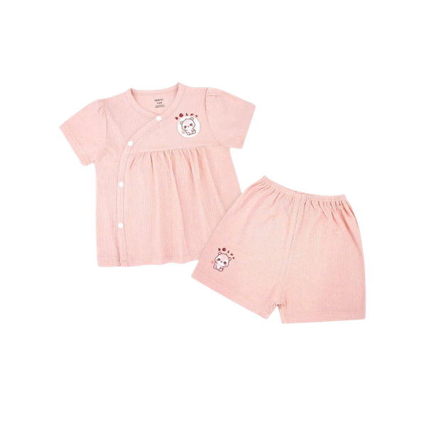 Bộ ss cài lệch cộc tay Dokma DB2715