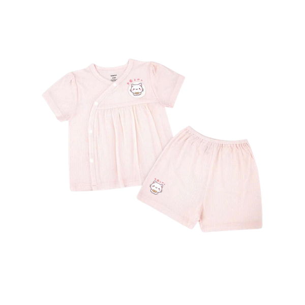 Bộ ss cài lệch cộc tay Dokma DB2715