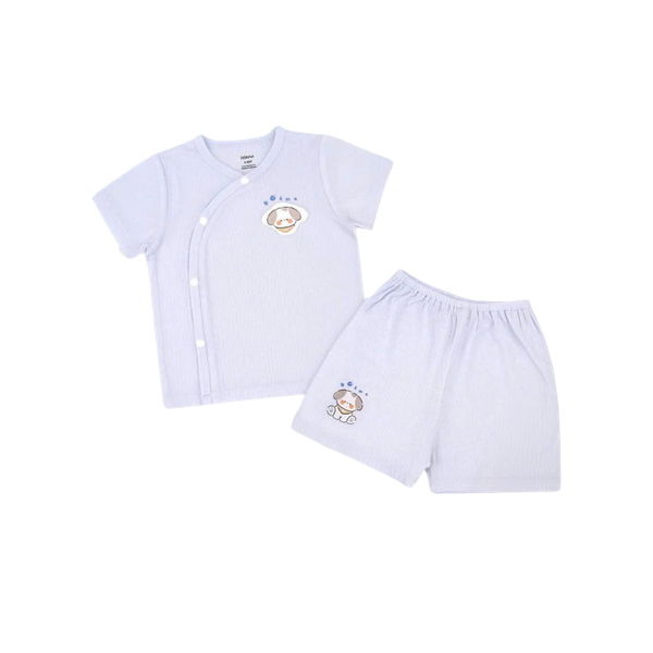 Bộ ss cài lệch cộc tay Dokma DB2715