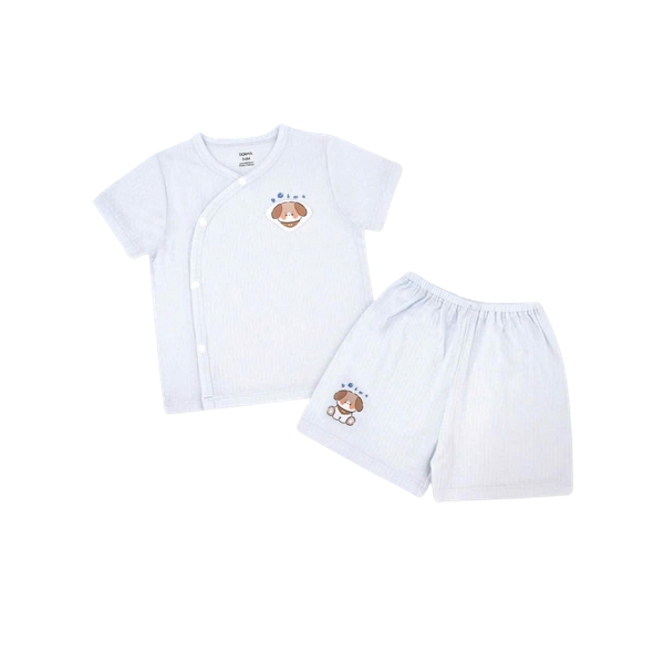 Bộ ss cài lệch cộc tay Dokma DB2715