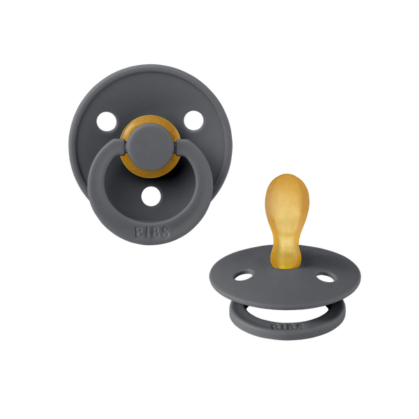 Ty ngậm núm tròn silicone BIBS Onesize (0-3 tuổi)