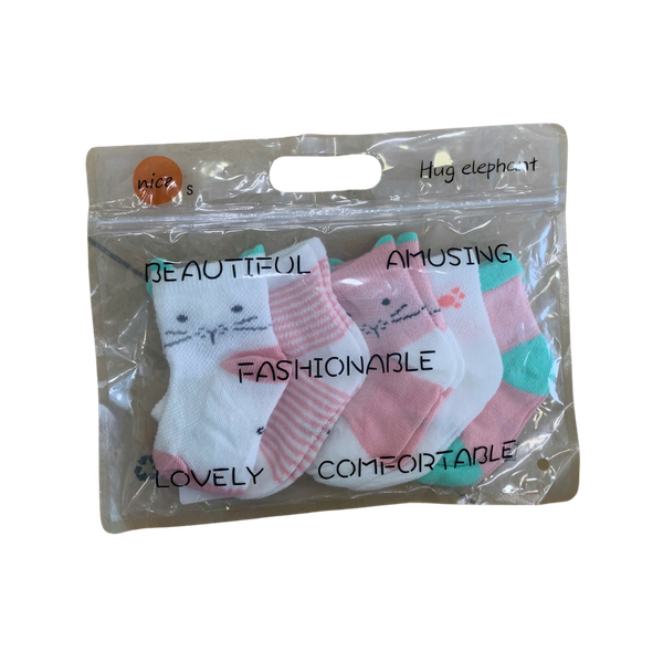 Vớ hình thú cổ cao cho bé (set 5)