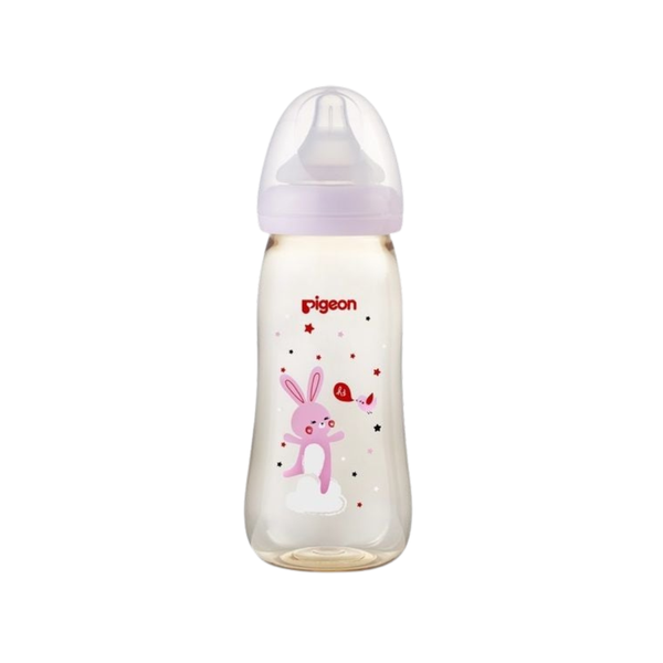 Bình sữa Pigeon PPSU CR 330ml hồng
