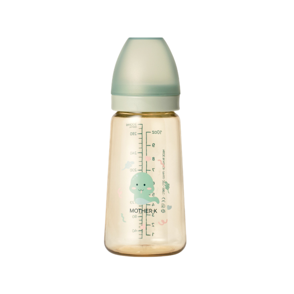 Bình sữa PPSU Hàn Quốc Mother-K 280ml (Bambam xanh)