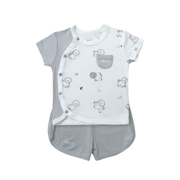 Bộ ss cài chéo cộc tay Hrnee