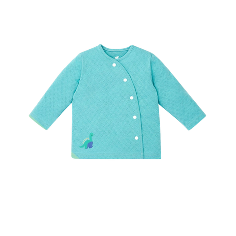 Áo cài lệch DT NH88B xanh in 1m (Lullaby)