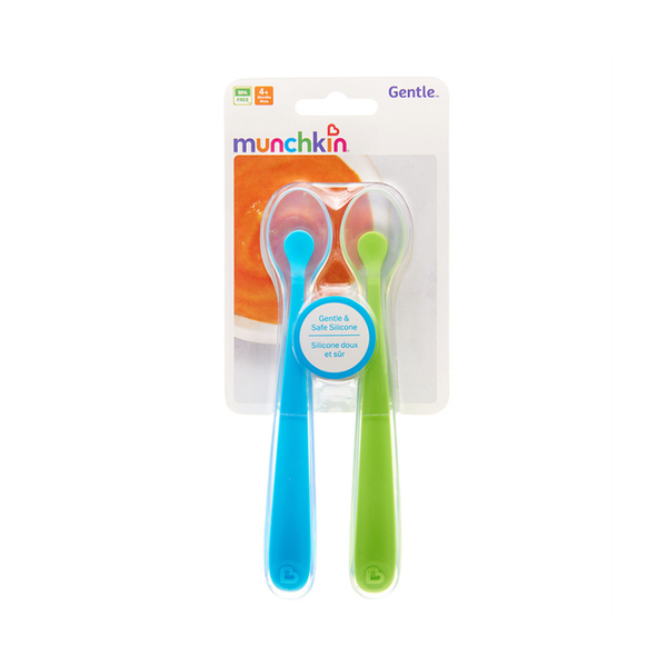 Bộ thìa Silicone xanh munchkin (2c)