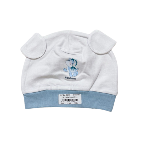 Mũ sơ sinh phối tai Dokma DS528