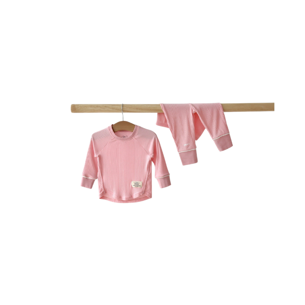Bộ dài tay Raglan Modal Organic Hrnee