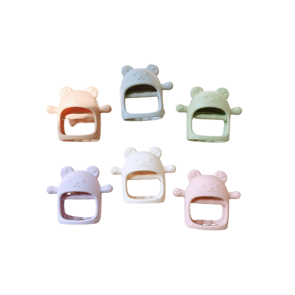 Gặm nướu silicone (kèm hộp đựng) gấu thỏ Barrot